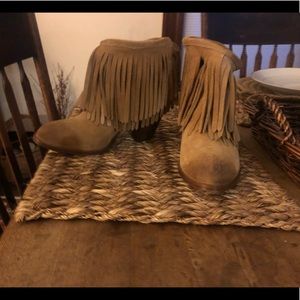 Frye Ilana Fringe Short Boot